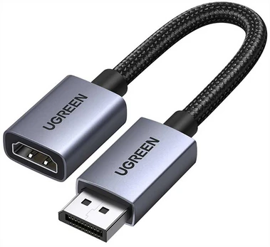 DisplayPort-HDMI kabelis UGREEN DP133, 4K, 20 cm