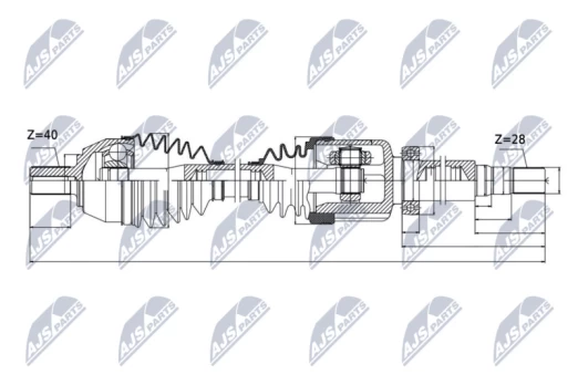 Pusašis NTY NPW-VV-044