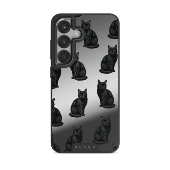 Salem - Samsung Galaxy S25 Plus Case, Elite Mirror (Magnetic) / Gunmetal