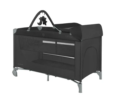 Kūdikių lovytė KikkaBoo So Gifted Plus Black