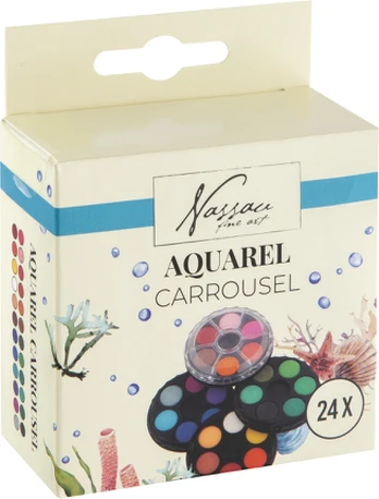 Nassau - Watercolor carousel, 24 colors (AR052805)