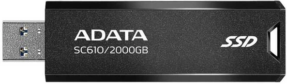 ADATA SC610 USB flash drive 2 TB USB Type-A 3.2 Gen 2 (3.1 Gen 2) Juodas
