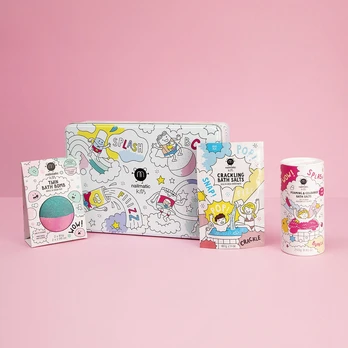 Vaikiškas kosmetikos rinkinys Nailmatic Splash Bath Box, 3 vnt.