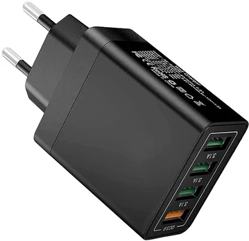 Greitas įkroviklis 4xUSB Quick Charge 3.0