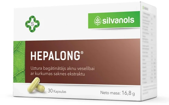 Silvanols HEPALONG kapsulės N30