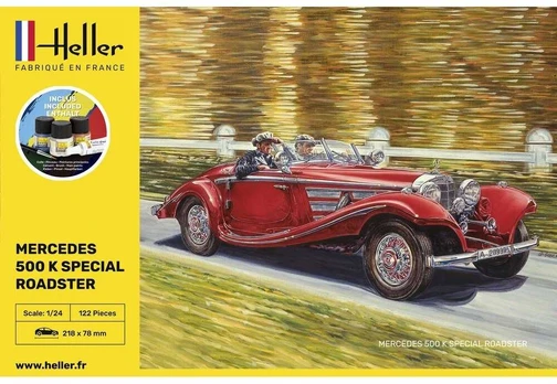 Heller - 500 K Special Roadster dovanų komplektas, 1/24, 56710