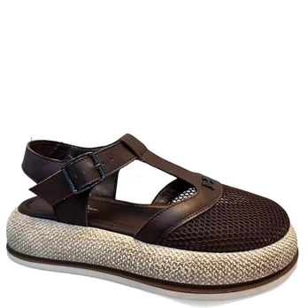 SERGIO MORETTI Basutės moterims, Ruda, Sandals