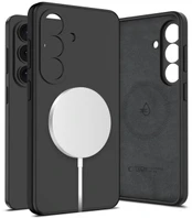 Juodas dėklas Samsung Galaxy S26 Plus telefonui "Tech-Protect Liquid Silicone Magsafe"