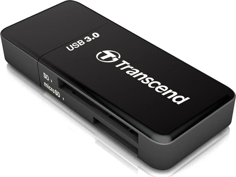 MEMORY READER FLASH USB3 BLACK/TS-RDF5K TRANSCEND