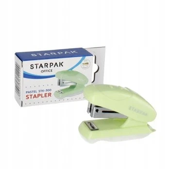Starpak Stk-300 mini sąsiuvų segiklis, pastelinė žalia