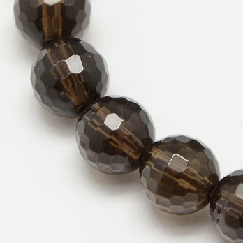 Dūminio kvarco imitacija 8 mm., 1 gija