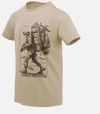 Marškinėliai Helikon-Tex Light infantry, Khaki
