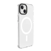 Dėklas Evelatus Apple iPhone 15 Plus Clear Case PC+TPU With MagSafe Transparent