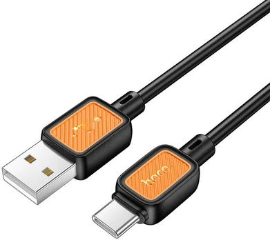USB A į USB C kabelis Hoco 3A 1m X108 juodas