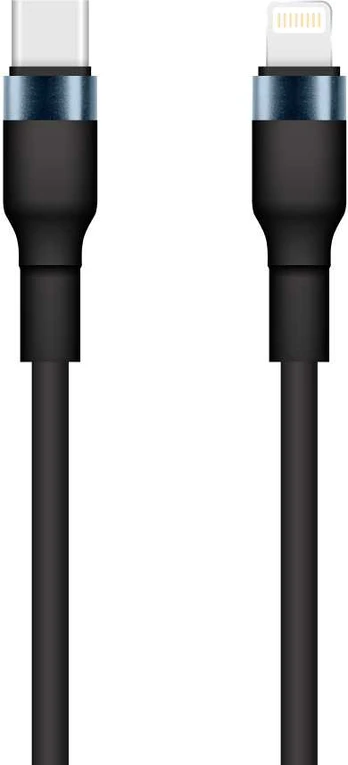 TelForceone Setty USB-C - Lightning cable 1m 3A KSC-L-131 juodas