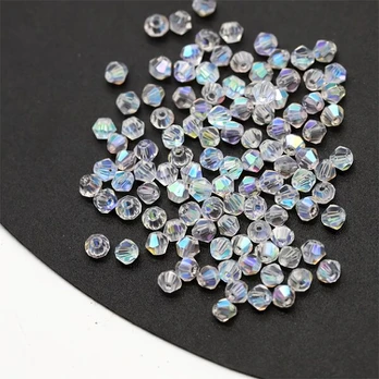 Stiklo karoliukai, 3mm/approx 126pcs