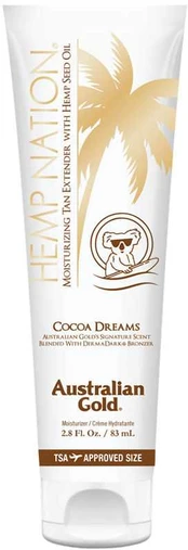 Australian Gold HEMP NATION COCOA moisturizer tan extend 83 ml