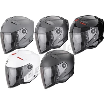 Atviras šalmas Scorpion Exo-GT Jet Solid