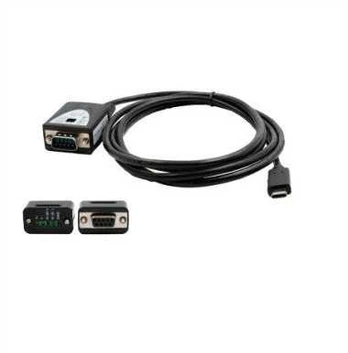 Kabelis USB Exsys USB-A - RS-232 1.8 m Juodas