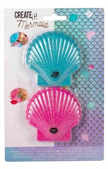 Create It Mermaid: Rinkinys su blizgučiu ir šešėliais, 6+