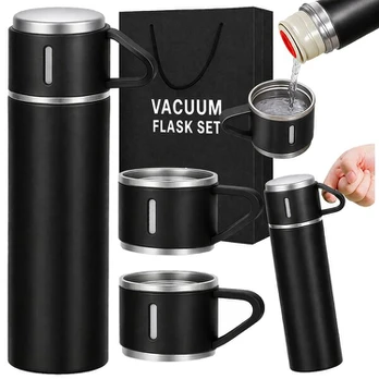 Termosas kelionėms Rivex T774, 400 ml, juodas