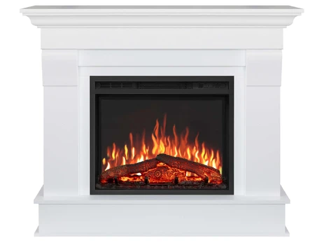 ARFLAME ALBION AF24 WHITE pastatomas elektrinis židinys su apdaila