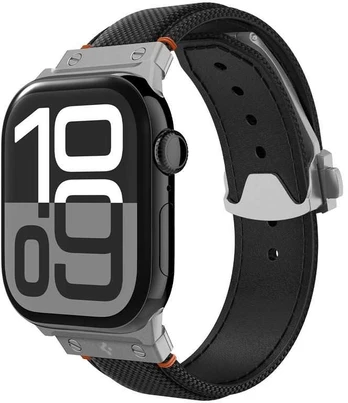 Spigen Klasikinis Fit dirželis, juodas - Apple Watch 49mm/46mm/45mm/44mm