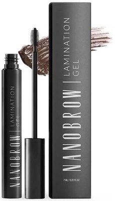 Antakių gelis Nanobrow Lamination Brown, 7 ml