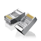Ugreen 10x plug end RJ45 8P8C (UTP Cat. 6 / Cat. 5 / Cat. 5e) silver (NW111) kaina
