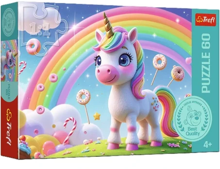 Puzzle - 60 – Candy World – Trefl 17416