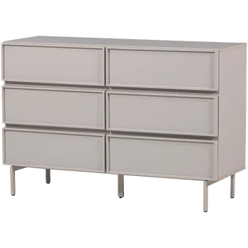 Komoda Fejo, 4 stalčiai, 70 x 40 x 34 cm, MDF, ruda