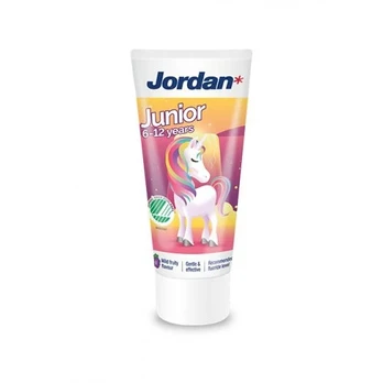 Jordan Junior Toothpaste 6-12 years Vaikiška dantų pasta, Unicorn