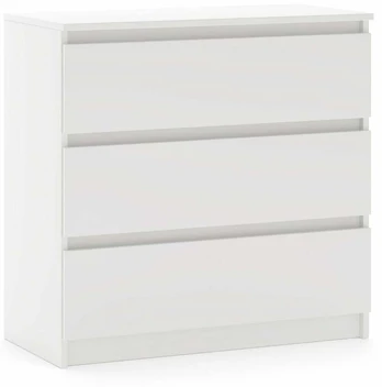 Komoda Simple, balta sp., 78.5 cm x 80 cm x 39 cm