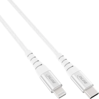 USB kabelis InLine USB- C - Žaibas 2 m sidabro (31460C)