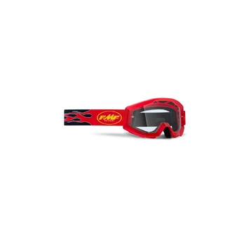FMF PowerCore FLAME Red - Clear vaikiški akiniai