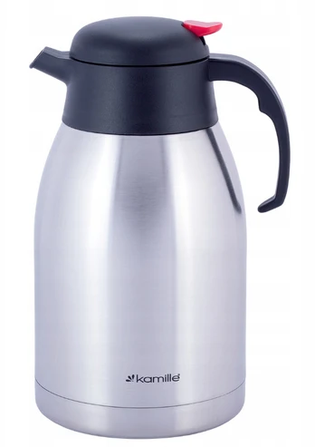 Termosas Kamille 2212, 2 l, sidabro/juoda