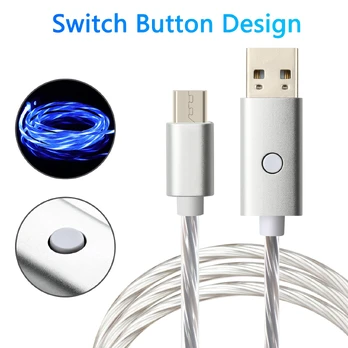 Oniverse Micro Usb Charge Cable With Led, 2 Meters - White