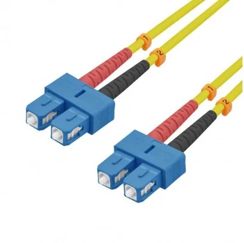 helos LWL Patchkabel OS2 Duplex 3,0mm SC-SC 9/125µm gelb 15m LSZH