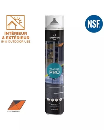 Balti dažai linijų žymėjimui Tracing Pro, Soppec 750 ml