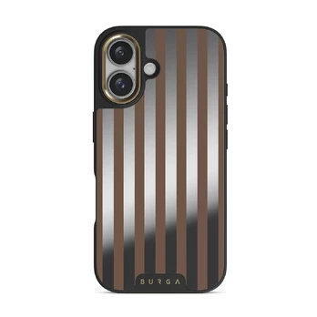 Tiramisu - iPhone 16 Case, Elite Mirror Dark (MagSafe) / Gold