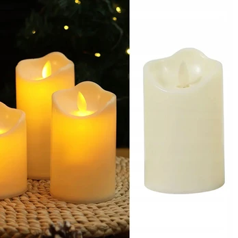 LED žvakė su judančiu dagčiu, 14,5 cm