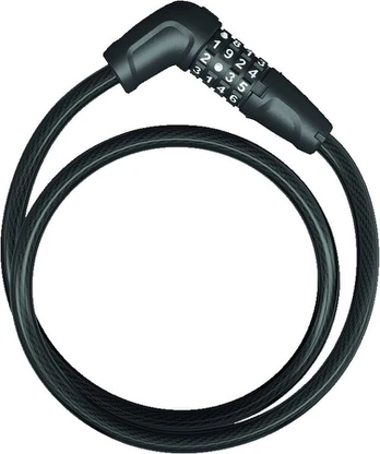 Abus Tresor 6412C/85 Black SCMU trosinė spyna