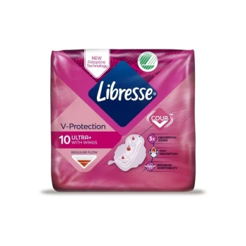 LIBRESSE paketai INVISIBLE  NORMAL, 10 vnt.