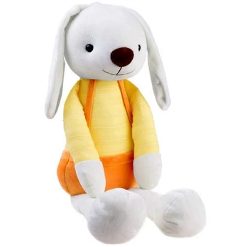 Pliušinis žaislas Rabbit ZA4400, baltas/geltonas, 60 cm