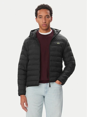 Lacoste Demisezoninė striukė BH8714 Juoda Regular Fit