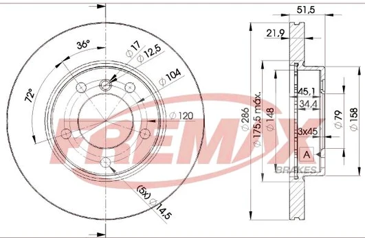 Stabdžių diskas FREMAX BD-0674