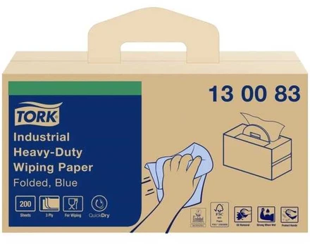 Rengøringsklud TORK Blå 1 stk