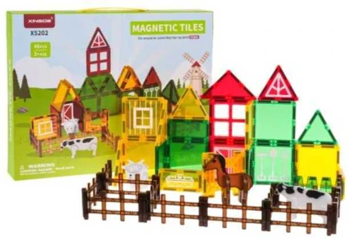 RoGer II Magnetic Blocks Farm 46 pcs.