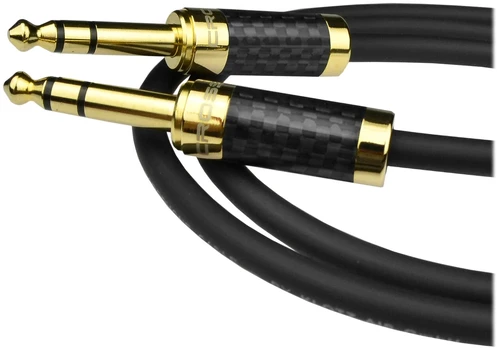 Trs 6,3 mm jack - 6,3 mm Klotz kabelis - 2 m