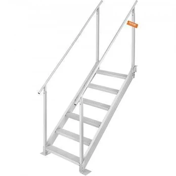 Aliuminis dokinis kopėčios, 43-51cm reguliuojamos